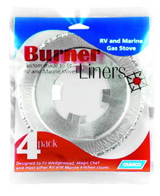 Camco 43800 Stove Burner Liners 4 Pac