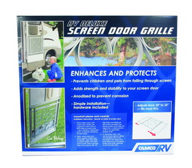 Camco 43997 Screen Dr Deux Grill Wht