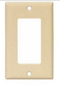 Cooper Wire Gfi Wall Plate Ivory, Cooper Wire 2151V-BOX