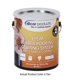 Dicor RPCRCT1 Acrylic Roof Coating For Epdm Tan