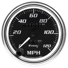 EQUUS E7072 Gauge Speedometer 3-3/8' 0-120 Mp