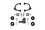 Fabtech FTS22343 4' Shock Spcr Kit Non-Bilstein