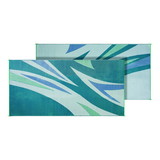 Faulkner Mat Summer Waves 8X20 Grn/Blue, Faulkner 46294