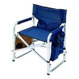 Faulkner Dir Chair Blue W/Tray/Ch/Bag, Faulkner 48872