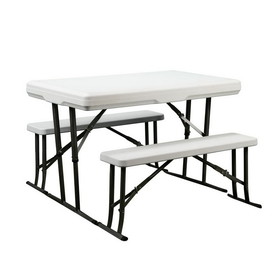 Faulkner Picnic Table W/Nesting Benches 44, Faulkner 69863