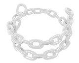 Greenfield Vnyl Ctd Chain 5/16X5 White, Greenfield Products 2116-W