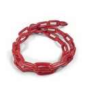 Greenfield Vnyl Ctd Chain 5/16X5 Red, Greenfield Products 2116-RD