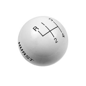 Hurst 1637626 3/8X16White-4-Speed-Ball