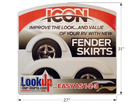 ICON 12063 Fender Skirt Sign