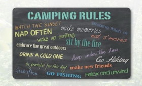 Kittrich Anti Ftigue Kitchn Mat Camp Rules, Kittrich Corp STRB-14846-20