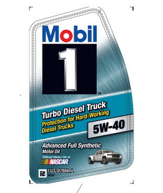 Mobil Turbo Diesel Trk 5W40 6X1Qt, Mobil 1 122253