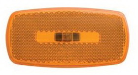 Optronics Amber Lens For Ref/Cl/Mark T-I, Optronics A32ABP