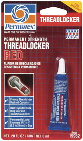 Permatex Threadlocker Red/Perm, Permatex 19962