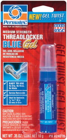 Permatex 10G Threadlocker Gel Blue, Permatex 24010