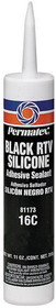 Permatex Rtv Black Silicone Cart, Permatex 81173