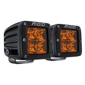 Rigid Industries 20252 D-Series Spot With Amber Pro Lens |