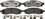 R/M Brakes Brake Pad Set, Raybestos Brakes EHT1015H
