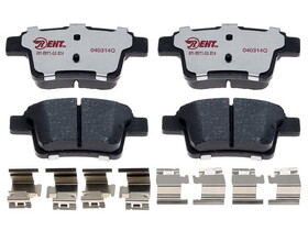 R/M Brakes Brake Pad Set, Raybestos Brakes EHT1071H