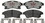 R/M Brakes Brake Pad Set, Raybestos Brakes EHT1539H