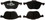 R/M Brakes Brake Pad Set, Raybestos Brakes MGD1044C