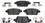 R/M Brakes Brake Pad Set, Raybestos Brakes MGD1161CH