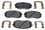 R/M Brakes Brake Pad Set, Raybestos Brakes MGD1295CH