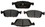 R/M Brakes Brake Pad Set, Raybestos Brakes MGD1645C