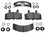 R/M Brakes Brake Pad Set, Raybestos Brakes MGD369CH