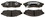 R/M Brakes Brake Pad Set, Raybestos Brakes MGD376M