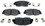 R/M Brakes Brake Pad Set, Raybestos Brakes MGD465CH