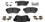 R/M Brakes Brake Pad Set, Raybestos Brakes MGD813CH