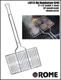 ROME INDUSTRIES Hamburger Grill Basket, Rome Industry 64
