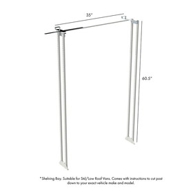 Rolacase Shelving Start Frame 8-Series Low, Rolacase RSSFR/HD/80/1539