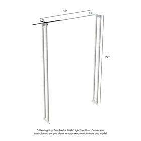 Rolacase Shelving Start Frame 8-Series M/Hi, Rolacase RSSFR/HD/80/2006