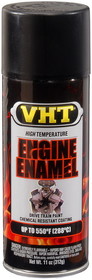 VHT Blk Engine Enamel Flat, VHT/ Duplicolor SP130