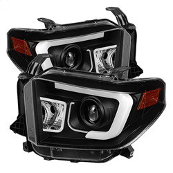 Spyder Auto Proj Headlights Light Bar Drl Black, Spyder Auto Automotive 5080158