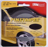 Trimbrite Trim Stripe 1/4 Pin Black, Trimbrite T1214