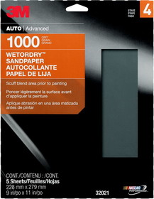 3M Wetordry Sheet 9X11 1000G, 3M 32021