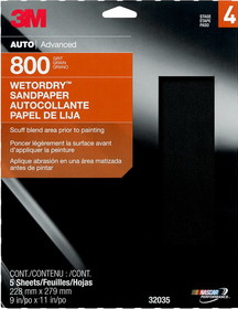 3M Imp Wetordry Sheet P800, 3M 32035