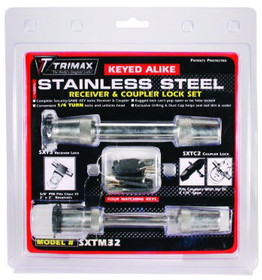 Trimax Rcvr Ss 5/8 & Cpler 2 1/2, Trimax Locks SXTM32