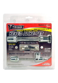 Trimax Keyed Alike Rec&Coupler Lock Set, Trimax Locks TM5123