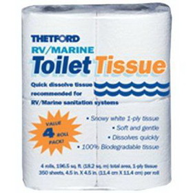 Thetford 20804 4Pk 1Ply Value Tissue