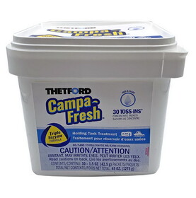 Thetford 96721 Campa-Fresh Free & Clear 30Ct Tub