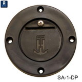 TH Marine Black Scupper Adapter, T-H Marine SA-1-DP