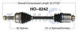 Trakmotive New Cv Axle, TrakMotive HO-8242