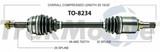 Trakmotive New Cv Axle, TrakMotive TO-8234