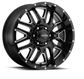 Ultra Hunter Gloss Black With Milled Acce, Ultra Wheel 203-2281BM44