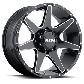 Ultra 205 20X9 8-6.5 Blk, Ultra Wheel 205-2982BM+18