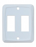 Valterra P7201C Double Switch Plate White