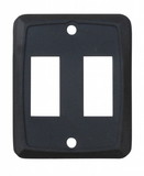 Valterra P7215C Double Switch Plate Black